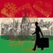 Hungarian Retro Travel Background