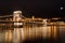 Hungary, Budapest, Chain bridge and Castle Buda - night picture