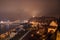 Hungary, Budapest, Elisabeth Bridge, Castle Garden , Varkert casino, Citadella on the hill and Gate in the Castle Buda by night