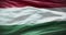 Hungary country flag waving background, 4k backdrop animation