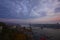 Hungary. Evening panorama of Budapest at sunset.