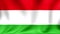 Hungary Flag. Background Seamless Looping Animation. 4K High Definition Video.