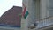 Hungary Flag on Building