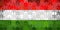 Hungary flag made of puzzle background