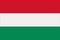 Hungary flag vector