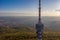 Hungary - Pecs TV tower with Mecsek hills