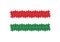 Hungary puzzle effect national flag country state emblem