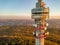 Hungary - TV tower in Pecs with Mecsek hills