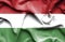 Hungary waving flag