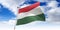 Hungary - waving flag - 3D illustration