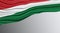 Hungary Wavy Flag clipping path