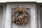 Hungary: Wreath of dried flowers on the door