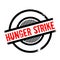 Hunger Strike rubber stamp
