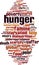 Hunger word cloud