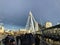 Hungerford Bridge and Golden Jubilee Bridges London