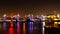 Hungerford Bridge and Golden Jubilee Bridges at Night