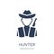 Hunter icon. Trendy flat vector Hunter icon on white background