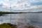 Hunterston to Wind Turbine and the Ayrshire Coast Beyond in Scotland