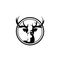 Hunting club logo,Graceful Deer emblem