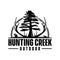 Hunting Creek outdoor illustration vector