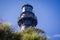 Hunting Island lighthouse in South Carolina decorated for Christmas