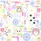 Hunting seamless pattern background icon