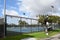 HUNTINGTON BEACH, CALIFORNIA - 01 JAN 2023: Tennis and Pickleball Courts on the campus of Golden West College