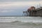 Huntington Beach Pier on a gloomy day