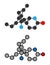 Huperzine A alkaloid molecule