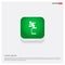 Hurdling Icon Green Web Button