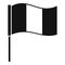 Hurling irish flag icon, simple style