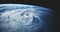 Hurricane as seen from space.