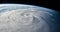 Hurricane as seen from space.