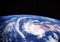 Hurricane on our earth - Elements of this image furnished by NASA