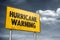 Hurricane Warning - traffic sign information