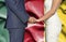 Husband and Wife holding hands - Conceptual photograph of marriage in Cameroon