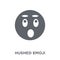 Hushed emoji icon from Emoji collection.