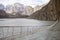 Hussaini Suspension Bridge Over Hunza River In Gojal Valley Of Hunza, Pakistan.