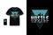 Hustle New York t shirt mockup typography