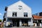 Husum, Germany - August 30, 2021: Fischhaus Loof restaurant in Husum