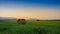 Hut in farmland of people in countryside Thailand.