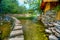 Hut and lake in Wudang