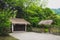 Hut in Lanting Orchid Pavilion scenic area, Shaoxing, China