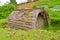 The hut of a Toda Tribe of Nilgiris