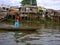 Huts by the river