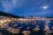 Hvar Town Port at Night