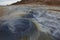 Hverarond geothermal field in Iceland. This is a field in Krafla caldera area near Mvatmn Lake which is full of mudpots, steam