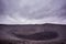 Hverfjall crater of volcano in Myvatn area in northern Iceland