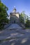 Hvezda church in Broumovske steny, Eastern Bohemia, Czech Republic