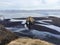 Hvitserkur, black sand, basalt stack, Iceland